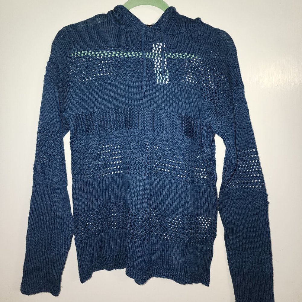 Knit Hooded Sweater